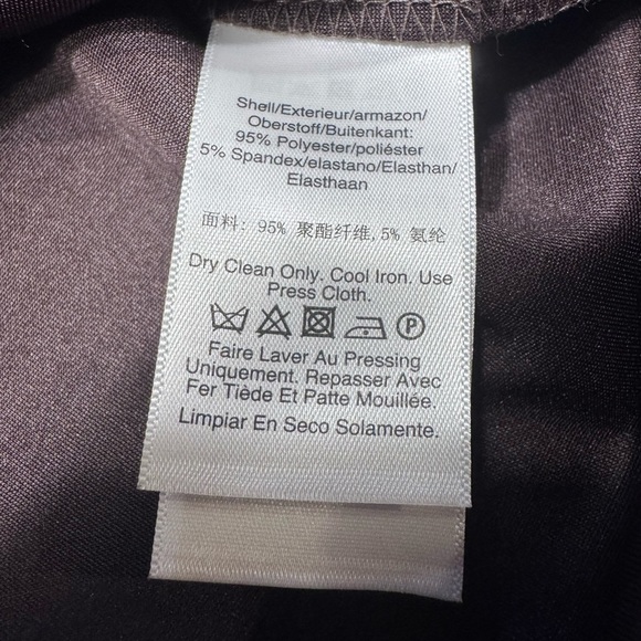 DKNY Brown Faux Suede Midi Dress - Picture 6 of 9